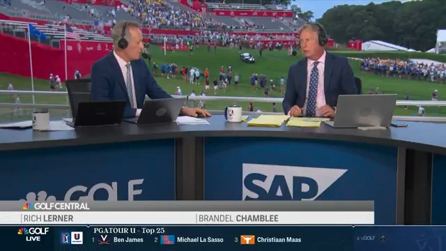 "The absolute finest performance I've ever seen from a team. This European Team’s performance is equivalent to what Tiger Woods did at the 2000 U.S. Open...what we saw yesterday &amp; today is unprecedented." - Brandel Chamblee on Golf Central Live From the Ryder Cup on Golf Channel
