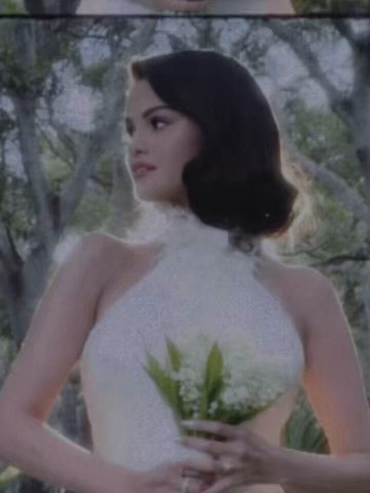 selena gomez é oficialmente a noiva mais angelical do mundo. 🤍✨
