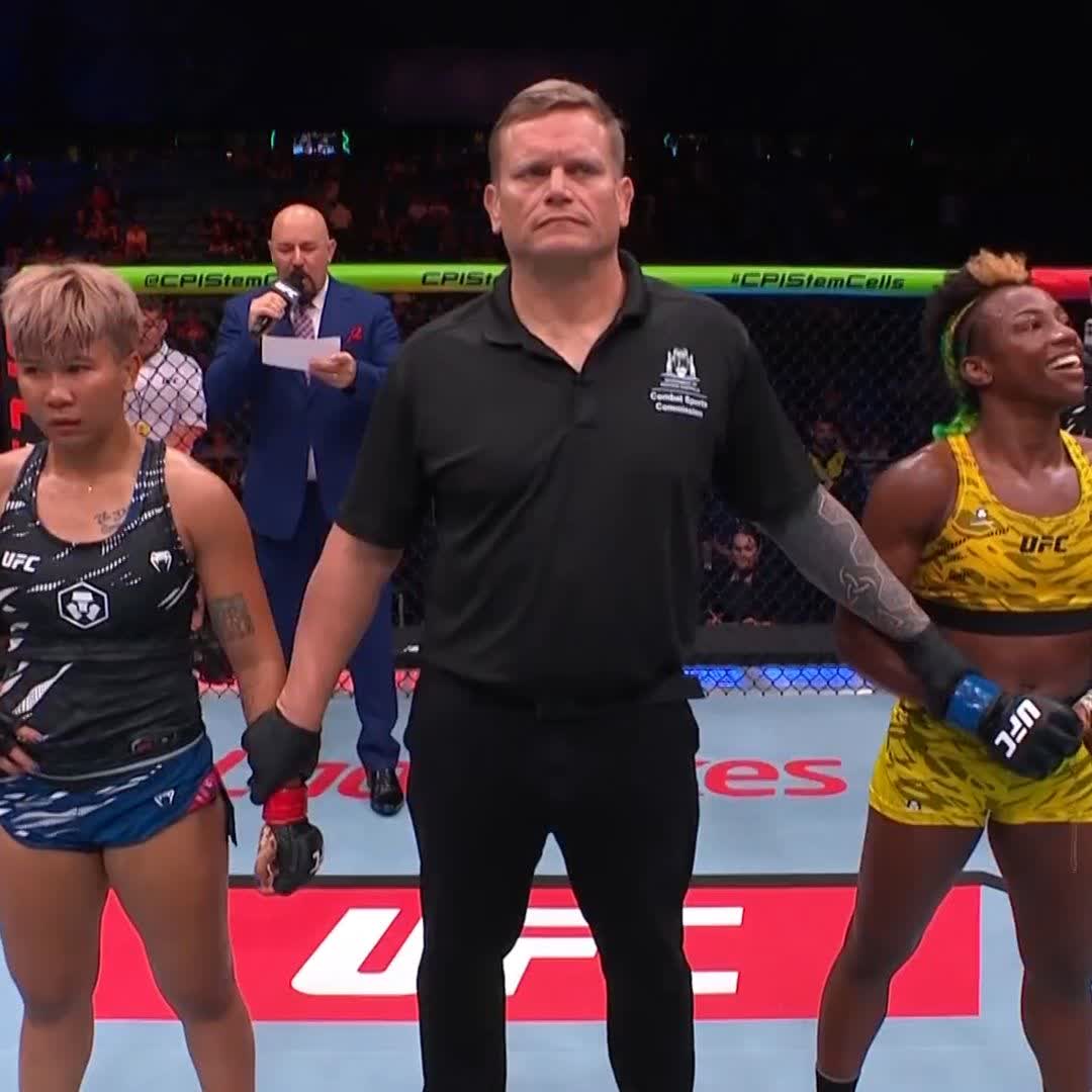 2-0 to kick off her UFC career 👏 Alexia Burguesinha wins by UD tonight at #UFCPerth! [ LIVE NOW on the ESPN app ]