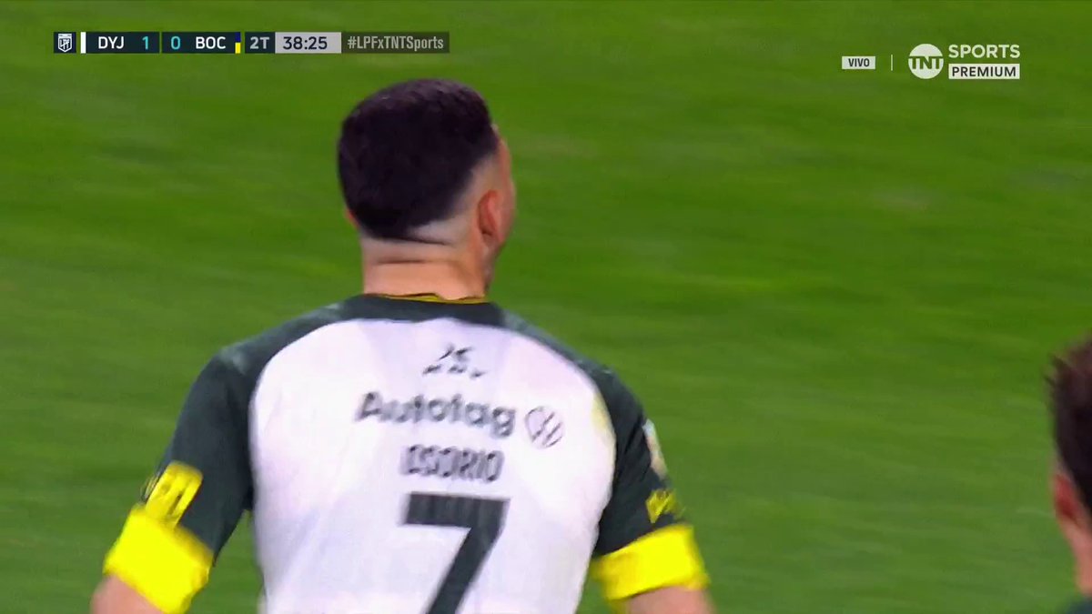❌El gol de Osorio para el 1-0 de Defensa y Justicia.