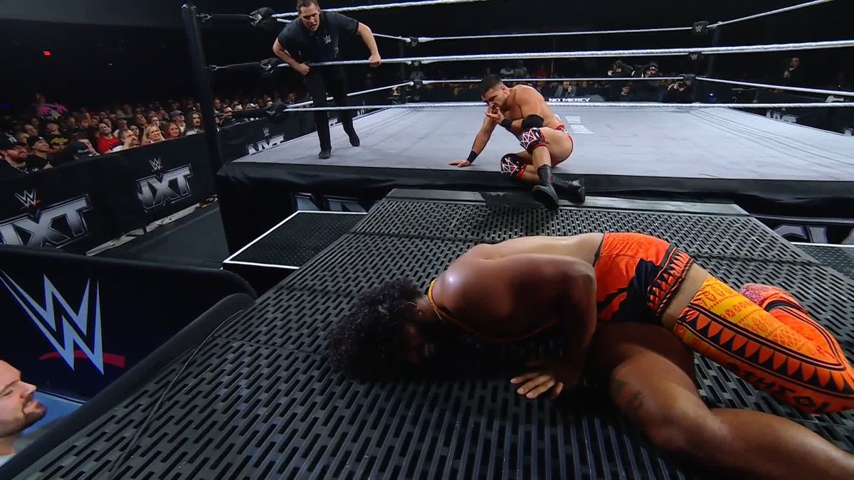 .Tavion Heights WWE is going to be feeling that one tomorrow... 😬