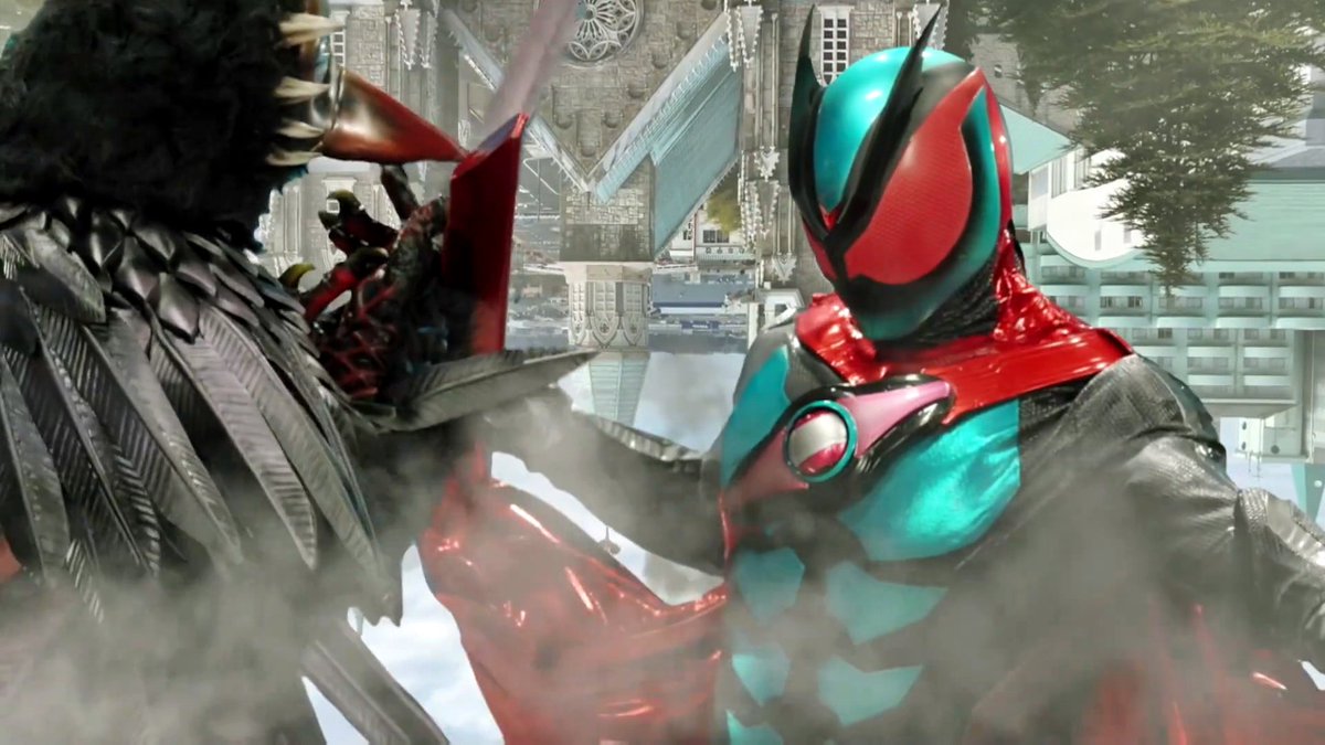 尺は短いけど、この空中戦のクオリティなら今後のCGバトルも期待できそう #仮面ライダーゼッツ #nitiasa