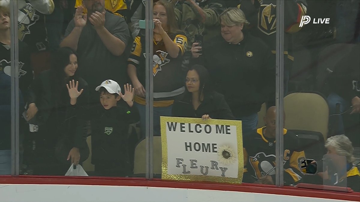 LISTEN TO THAT CROWD 🔊 🔊 🔊 WELCOME HOME, FLEURY! 🌸