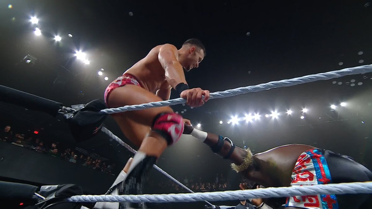 Stopped in his tracks! ๐ฑ Oba Femi wwe just ROCKED Ricky Saints...
