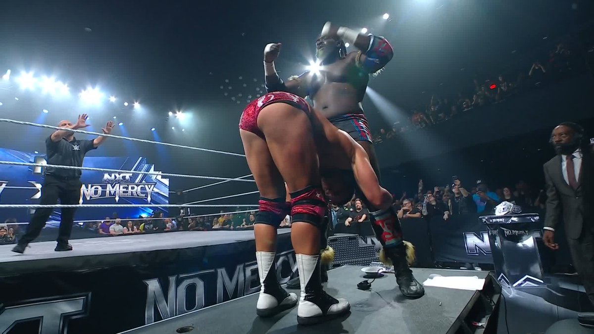 What a main event this is! 😱 Ricky and Oba are putting it all on the line at No Mercy!!