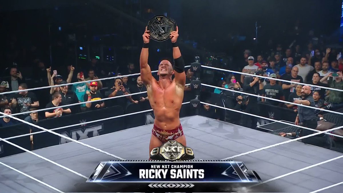 HE DID IT! HE DID IT! HE DID IT! RICKY SAINTS IS THE NEW NXT CHAMPION!!!