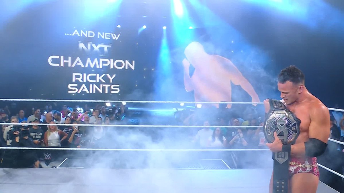 The ABSOLUTE Champion. Ricky Saints just flipped NXT on its head! 🙌