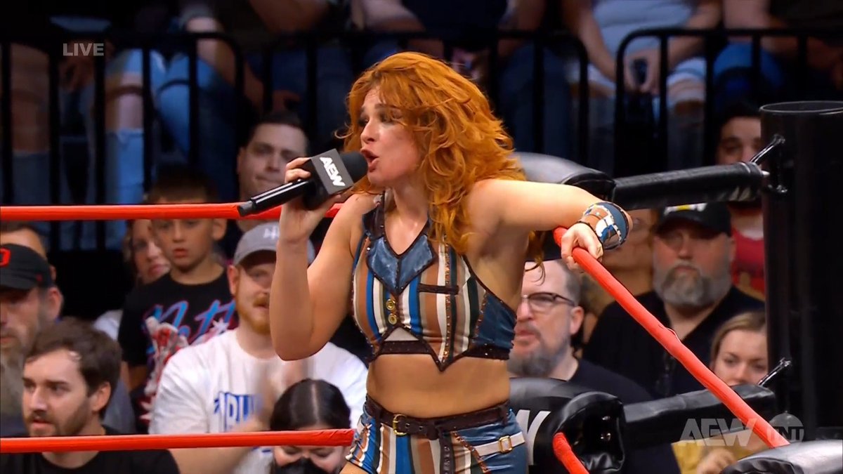 JAMIE HAYTER HAS SAID THE THREE MOST DANGEROUS WORDS IN AEW BLOOD. AND. GUTS!
