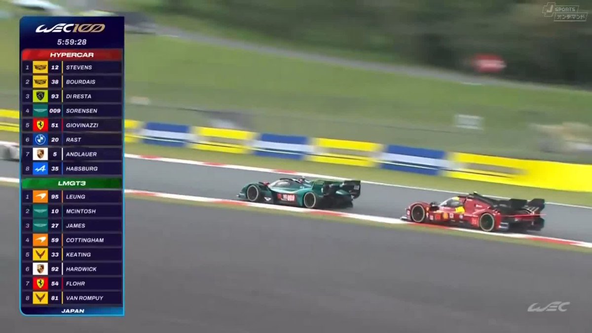 WEC100戦記念大会🎉 富士6時間レース、いよいよスタート🔥 長丁場の戦い、最後まで楽しみましょう😁 #WEC富士 FP3~決勝 9/27-28 徹底LIVE配信! 🔽ご視聴/ご購入は🔽 #WECjp #6HFuji