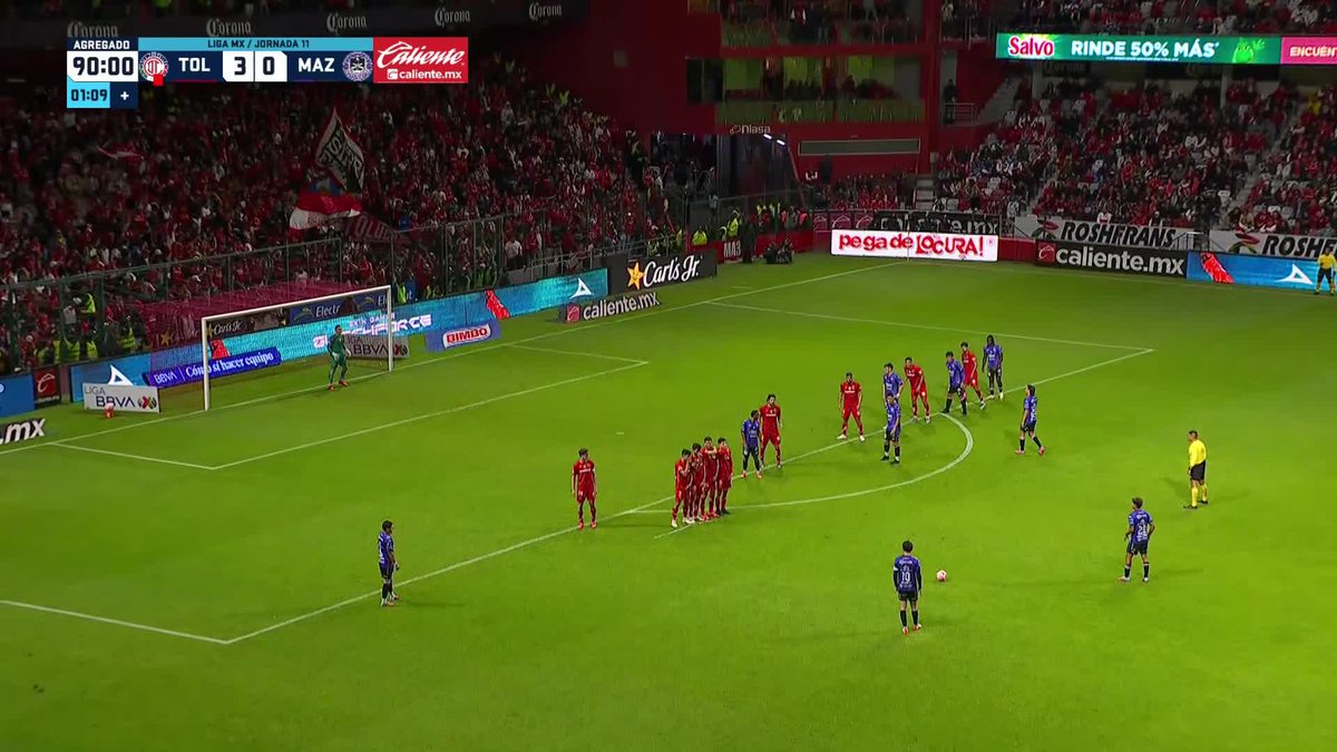 🇨🇴 GOOOOL de Nicolás Benedetti. El colombiano marcó el descuento para el 3-1 de #Mazatlán ante #Toluca, al 90’+2 👀 Es la tercera anotación del volante en lo que va de la Liga MX