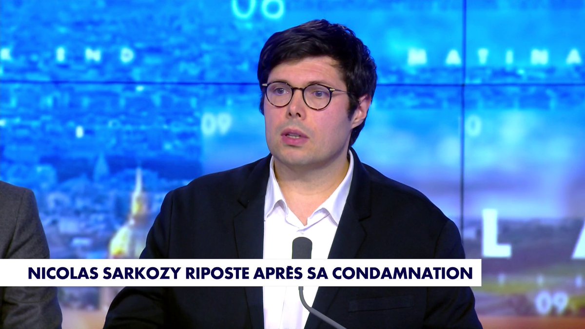 «On a l'impression d'un coup d'État des juges», martèle l'enseignant Kévin Bossuet en revenant sur la condamnation de Nicolas Sarkozy #LaMatinale