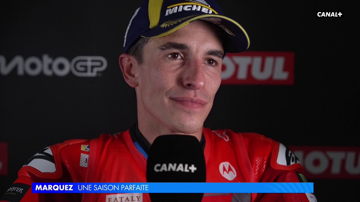 "Je suis en paix avec moi-même. J'ai pris des décisions importantes, j'ai suivi mon instinct. Dans la vie, il faut essayer. Si vous n'essayez pas, c'est une défaite." L'émotion de Marc Marquez après son sacre ce matin au Japon 🥹🇯🇵 #JapaneseGP | #MotoGP