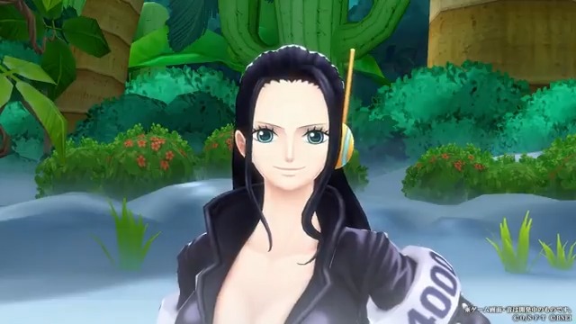 【新キャラ紹介】 ■エッグヘッド ニコ・ロビン 白属性/ディフェンダー 設置シールドで自身とお宝エリア1カ所を守れるディフェンダー👐 設置シールドが敵の攻撃で消失したとき、パワーゲージを最大まで獲得しスキルが強力な攻撃に変化! #バウンティラッシュ #ONEPIECE