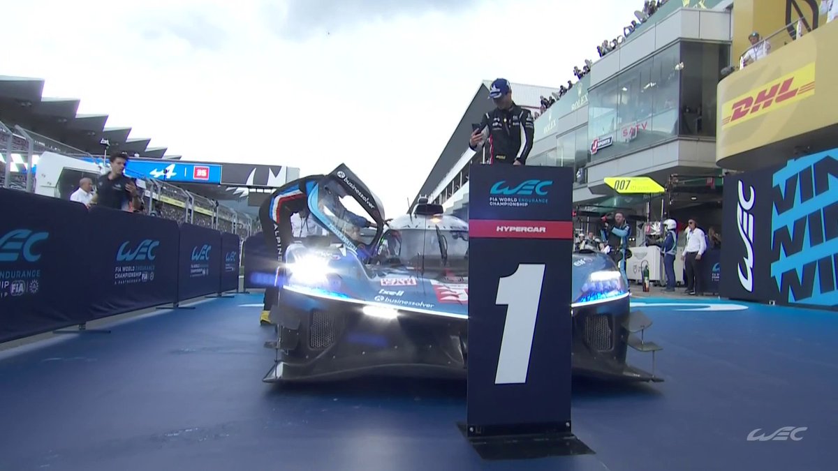Rolling into the victory lane 🙌 Congratulations Alpine! #WEC #6HFuji #WEC100 #Alpine
