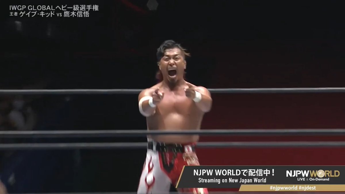 .鷹木 信悟(SHINGO TAKAGI) has KITA KITA KITA🫵 From the profile URL #NJPW #njpwworld #njdest