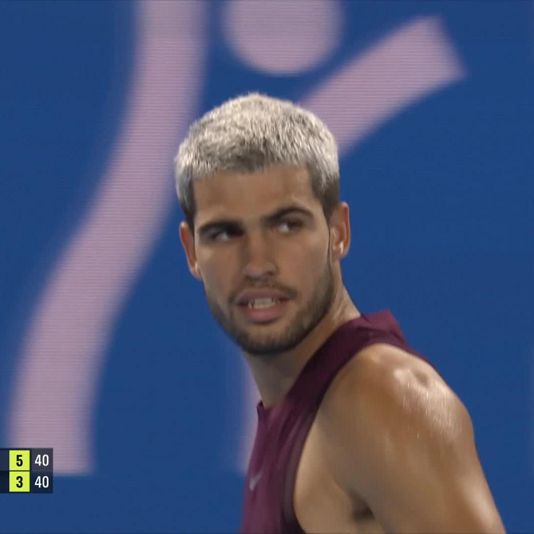 Is there something he can't do!? 🤯 Carlos Alcaraz #kinoshitajotennis