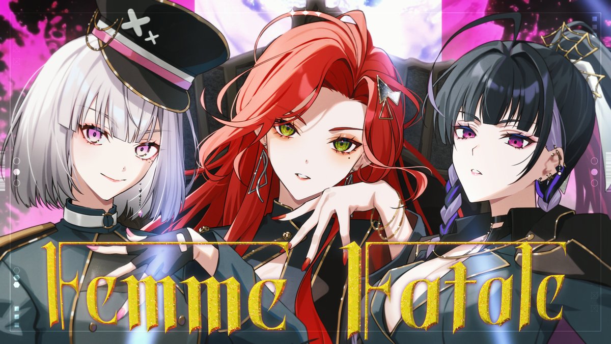 ✦NEW COVER SONG✦ Femme Fatale - 中王区 言の葉党(ヒプノシスマイク) Covered by... ファム・ファタル ファム・ファタル🐍💄 狂蘭メロコ Meloco Kyoran🌂🕸NIJISANJI EN 健屋花那 健屋花那💉💘にじさんじ「52Hz、或いは」5/14 21:00公開 ✦FULL✦ 大好きな楽曲に愛を込めて。 最後に笑うのは乙女! #歌ってみた