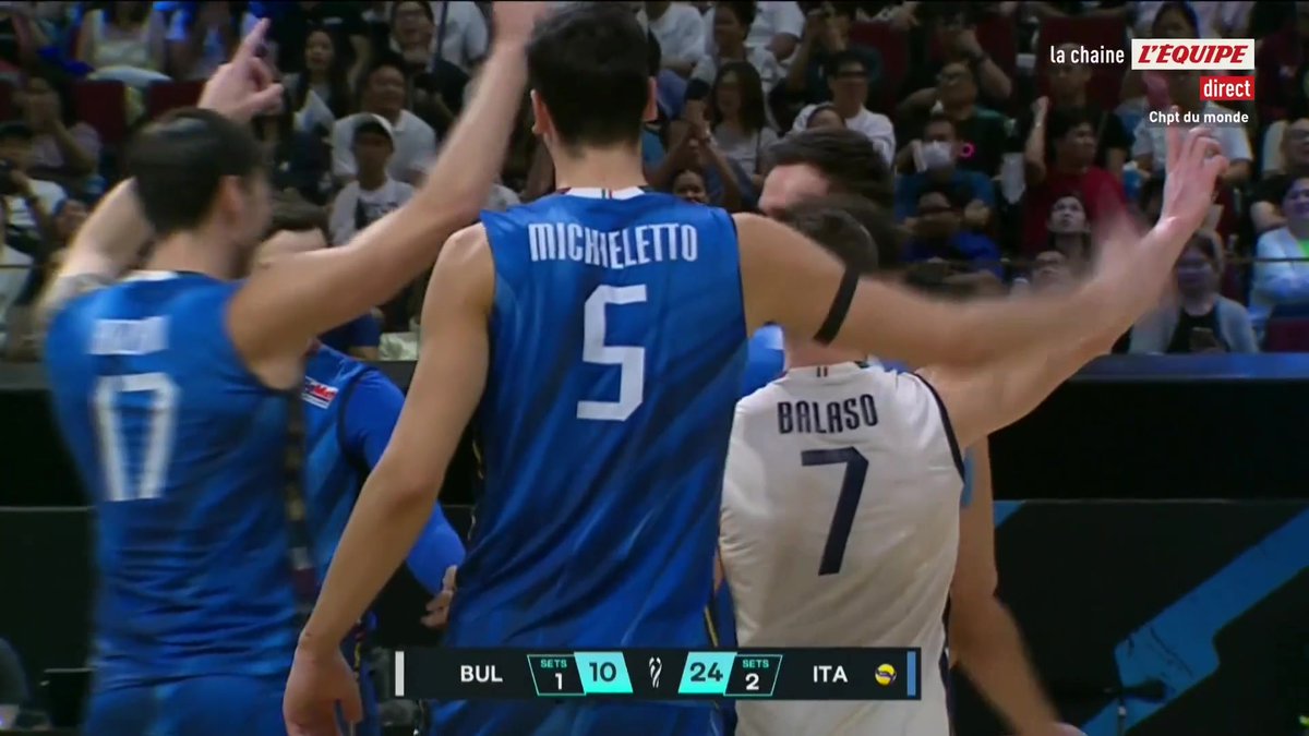 Les Italiens restent les maîtres du monde ! En s'imposant en quatre sets face à la Bulgarie, l'Italie remporte une nouvelle fois le Mondial de volley