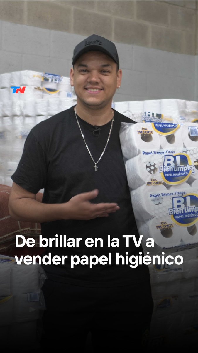 La nueva vida de Brian Lanzelotta a 10 años de su debut en la TV: vende papel higiénico y rollos de cocina "Estoy tratando de que esto sea estable y que sea lo que me da de comer".