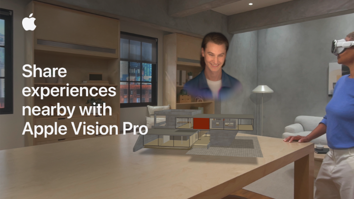 Check out a 3D object together. Play spatial games together. Watch movies together on the same virtual screen. Here’s how to share Apple Vision Pro experiences with people nearby in #visionOS26.