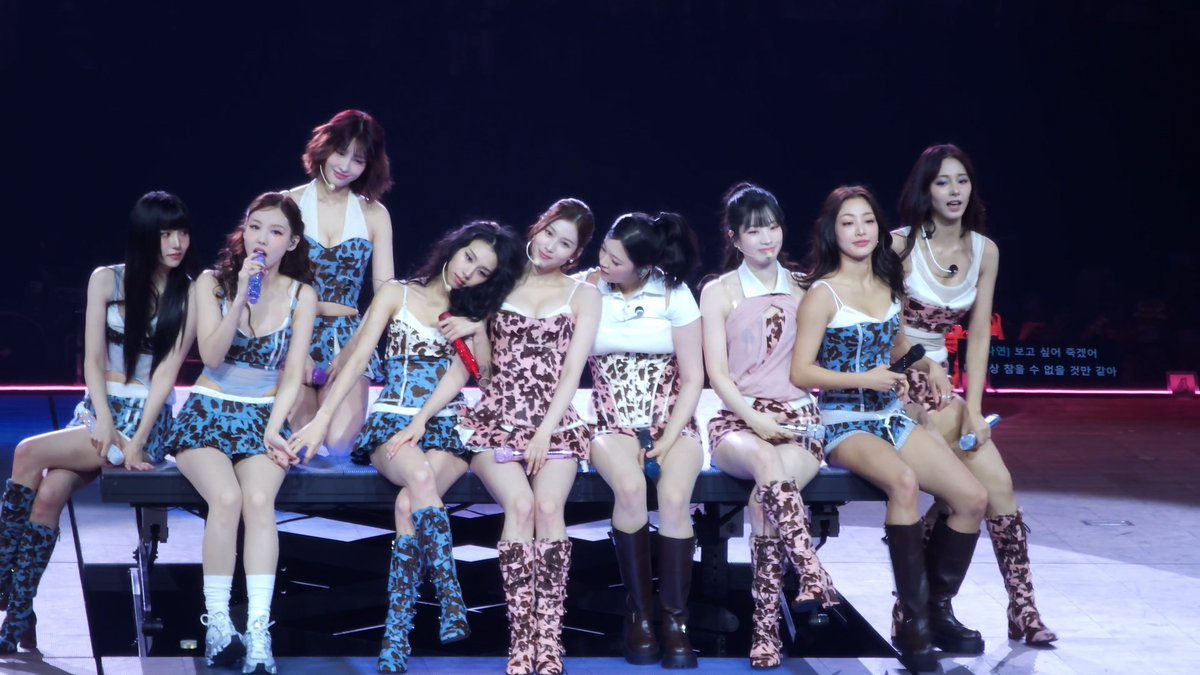 9WICE FAMILY AND DAHYO DURING WHAT IS LOVE'S BRIDGE TODAY