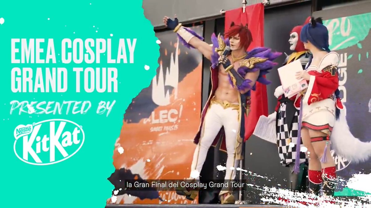 The EMEA Cosplay Grand Tour from the #LEC XPO presented by KITKAT Gaming 🎮!