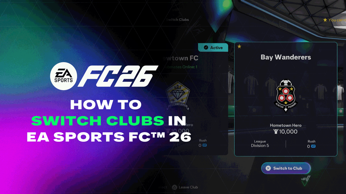 Looking for a fresh start? This is how you switch Clubs in #FC26 👇