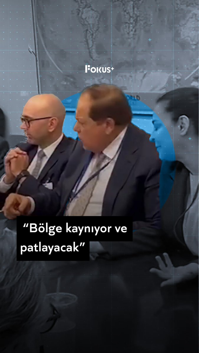 Mısırlı diplomat Muhammed Ebu el-Eneyn, BM Terörle Mücadele Komitesi’nde toplantıda İsrailli delegeye yüklendi: - İnsanları açlıktan öldürüyorsunuz. - Suriye’de 400 km içerde ne işin var? - Barıştan bahsediyorsun hep, nerde? - Bölge her an patlayabilir.