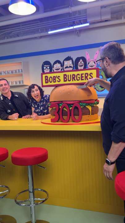 We made it to 300! What better way to celebrate than a #BobsBurgers themed cake 💛