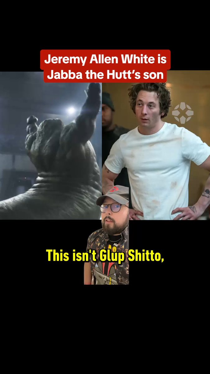 We saw one second of Jeremy Allen White's Rotta the Hutt in The Mandalorian and Grogu trailer... let's break it down: