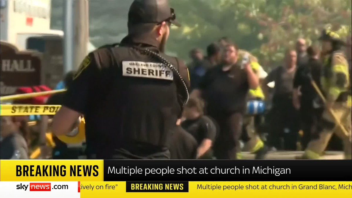 BREAKING: Several people have been shot at a Mormon church in Michigan, police have said. The shooter has been apprehended. 📺 Sky 501, Virgin 602, Freeview 233 and YouTube