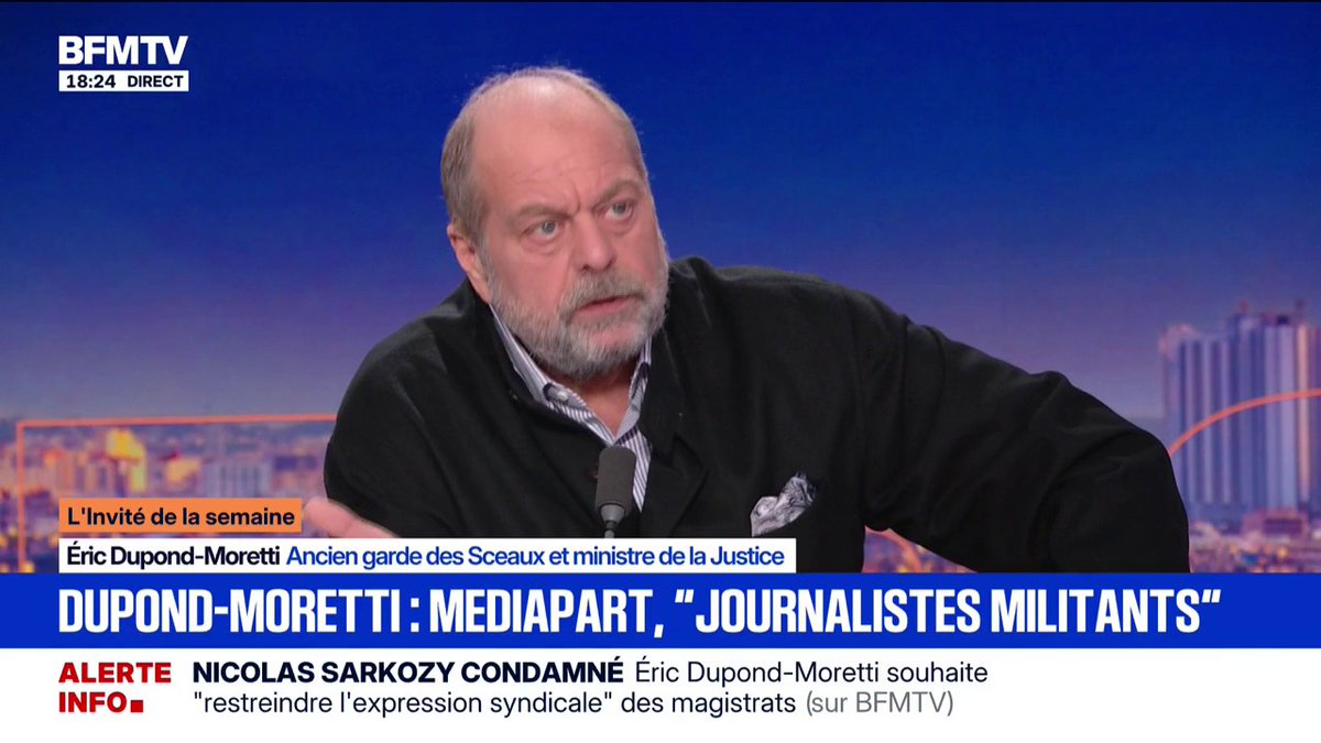💬 "C'est scandaleux" Éric Dupond-Moretti réagit aux propos de Manon Aubry et de Ian Brossat après la condamnation de Nicolas Sarkozy