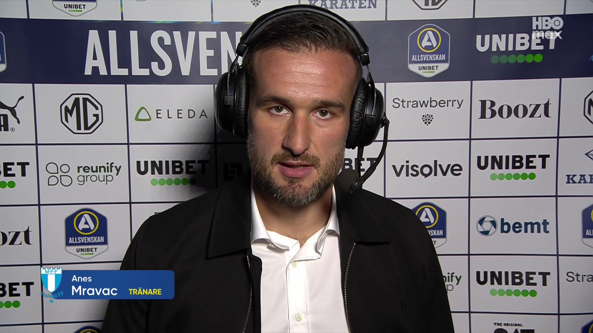 "Det var en väldigt viktig seger för oss och grabbarna visar vilken moral som finns i denna grupp" 💬 Malmös tränare Anes Mravac efter sin första seger med Malmö FF. 📲 Se höjdpunkter från Allsvenskan på HBO Max