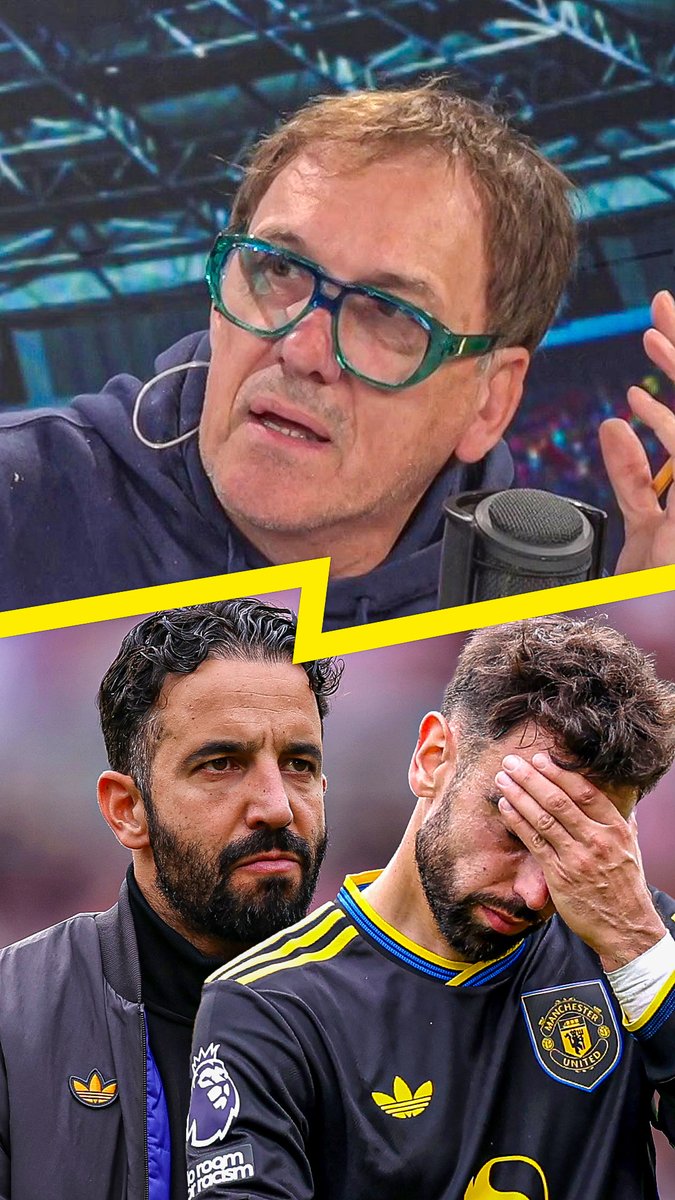 😔 "He looks at the ground most of the time!" 😬 "You've gotta have more Ruben!" Tony Cascarino slammed Ruben Amorim's body language after losing 3-1 to Brentford 👀 #MUFC #Manutd #premierleague