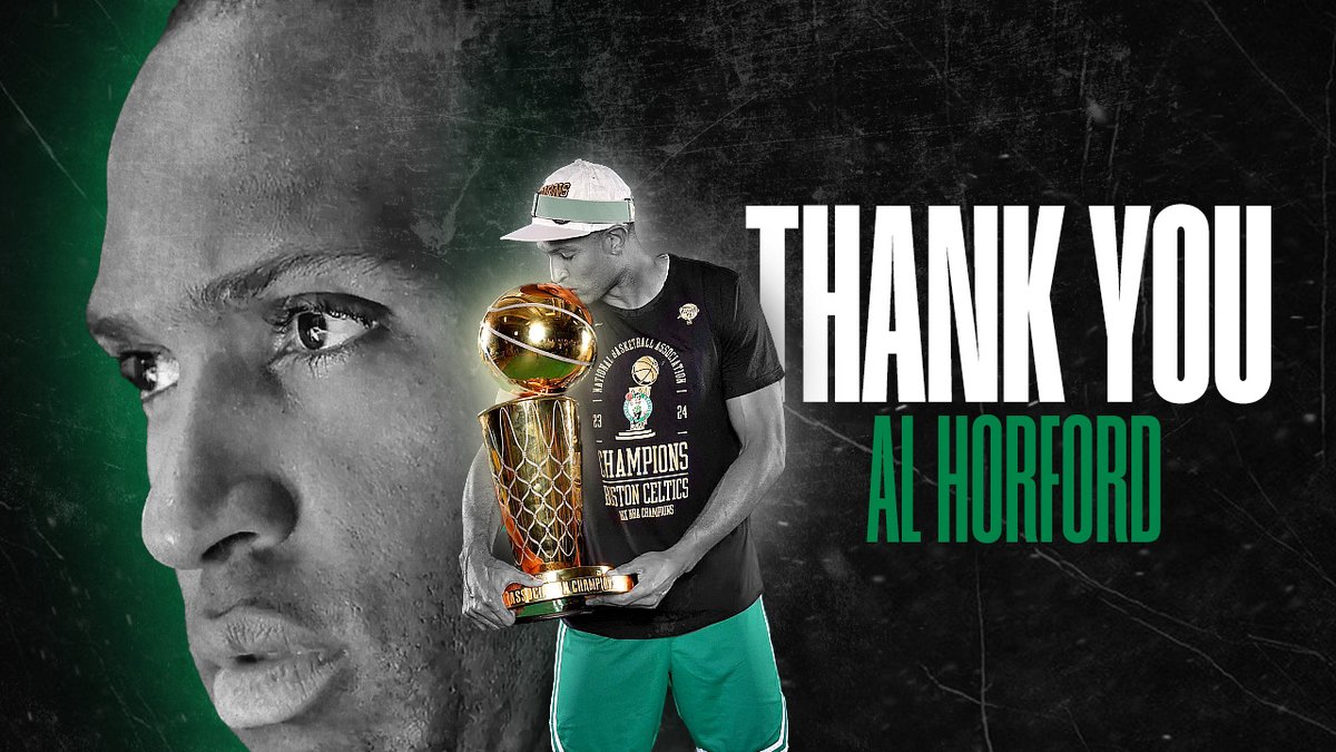 Thank you Al Horford. Forever a Celtics legend ☘️🏆