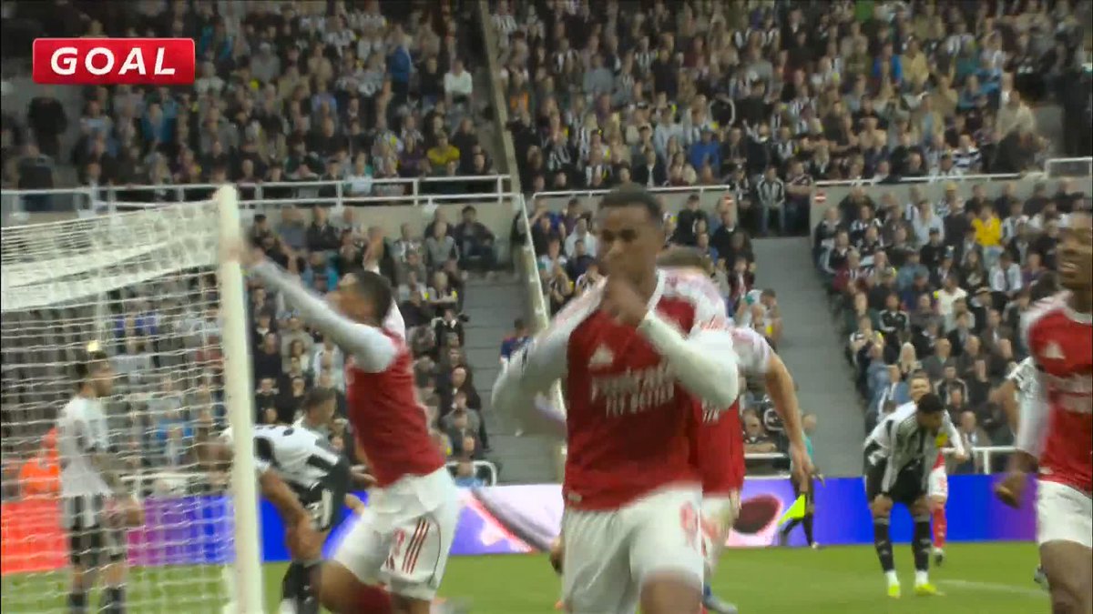 "THE GUNNERS HAVE GONE AND DONE IT!" Gabriel with a 96th-minute goal to complete the Arsenal comeback ✅