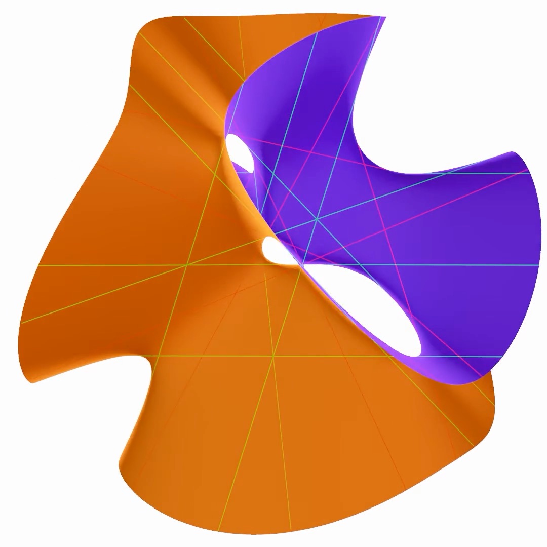 How many lines lie on a cubic surface? (The answer is 27.) A statement that’s been known for nearly 180 years has recently gained fresh nuance and relevance.