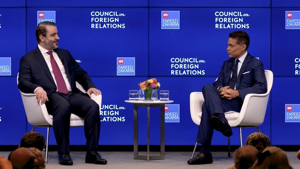Syria's Asaad al-Shaibani went from militant to foreign minister. I spoke to al-Shaibani at Council on Foreign Relations about his transition and the future of religious minorities in Syria.