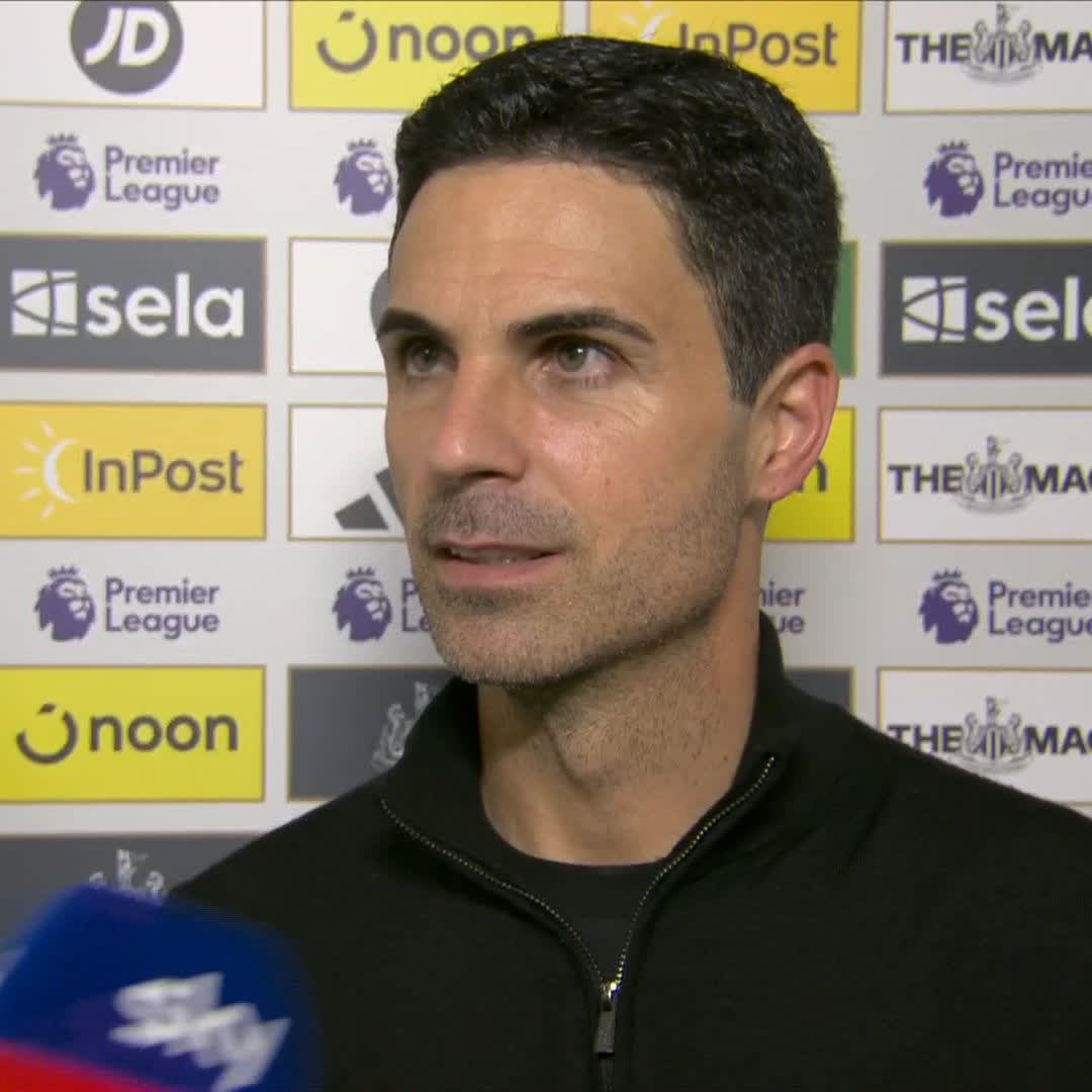 "FULLY deserved to win... the level of consistency and quality we showed was top!" Mikel Arteta on what Arsenal's win over Newcastle might mean in the context of the title race 📊