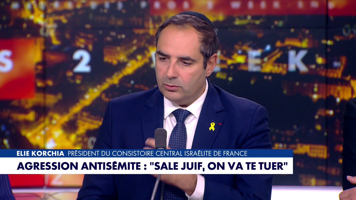 Elie Korchia : «Un acte encore ignoble sur une personne [...] prise pour cible parce que juive» dans #HDPros2WE