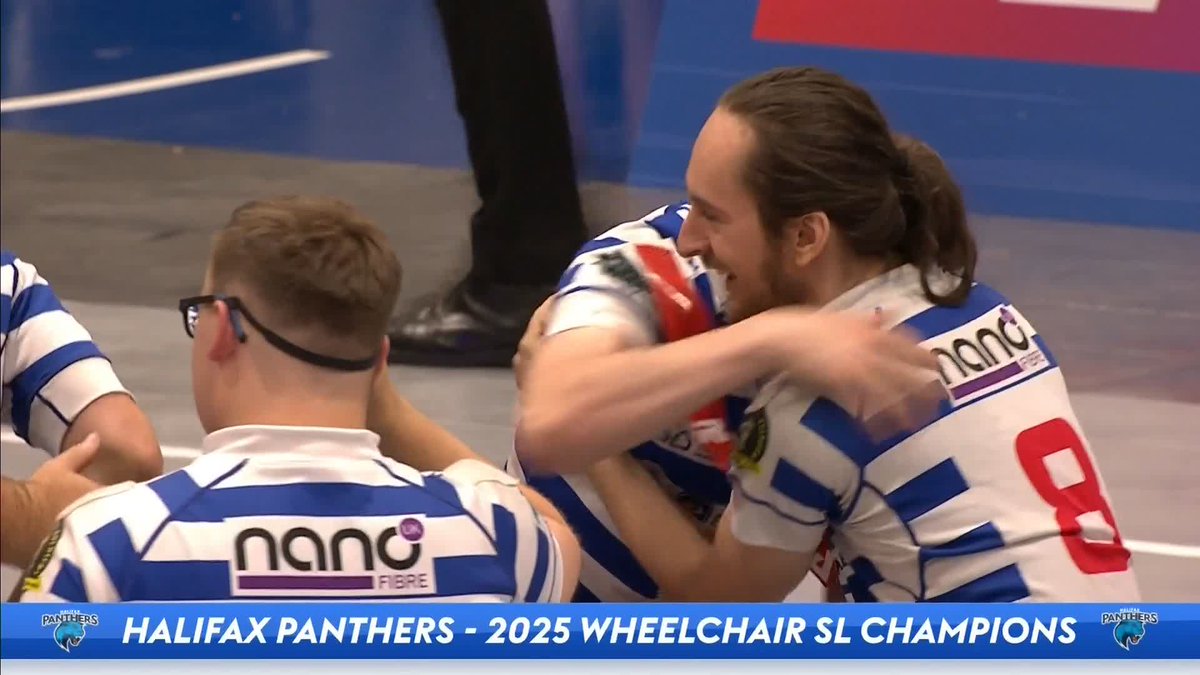 Halifax Panthers are the 2025 Wheelchair Super League champions! 🏆