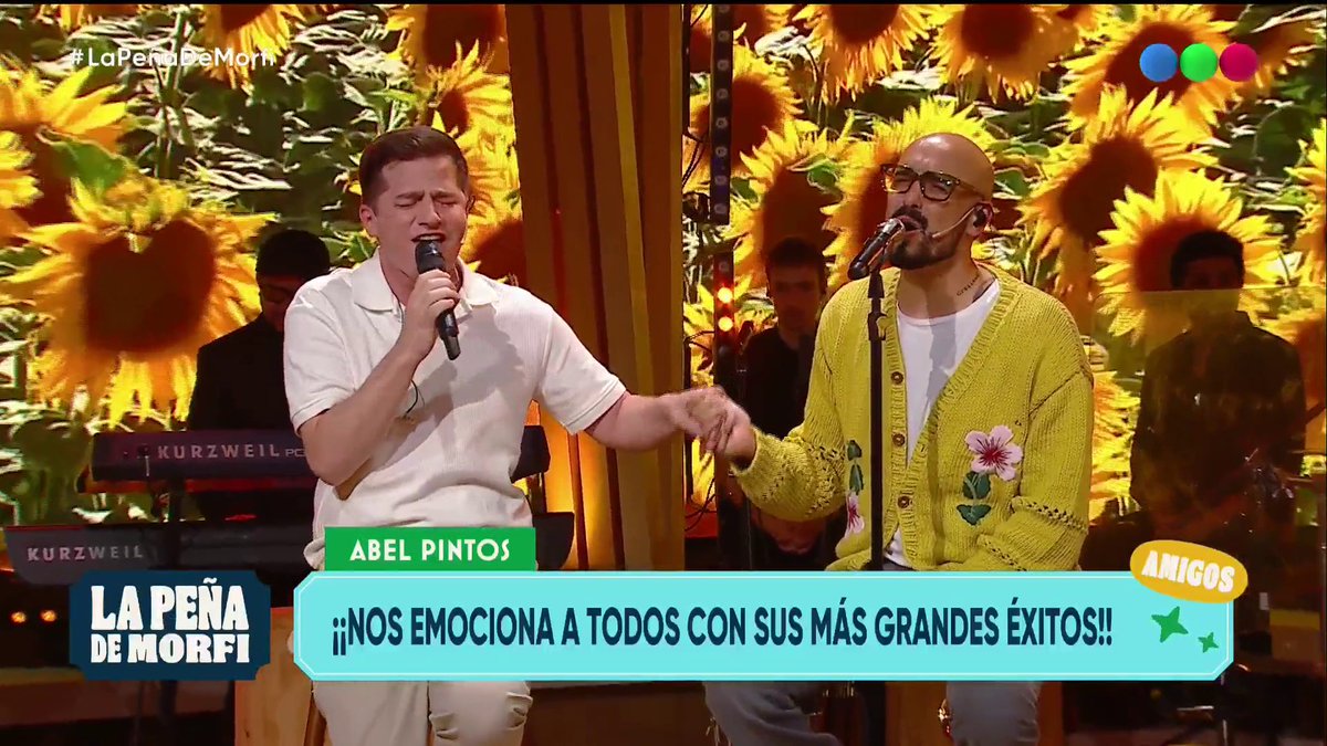 Nahuel Pennisi le dedicó unas hermosas palabras a Abel Pintos 🥹🎶Juntos cantaron “No me olvides”❤️🎤 #AbelParaMi 📺 Mirá #LaPeñaDeMorfi por Telefe con Lizy Tagliani y Diego Leuco