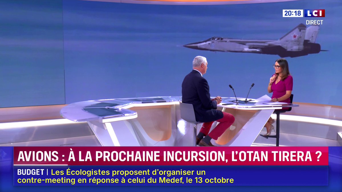 Avion de chasse russe violant l'espace aérien turc et abattu par la Turquie en 2015 : "Les Russes ont fait des contre-mesures contre les Turcs", dévoile le général Michel Yakovleff, ancien vice-chef d’État-major du Shape (Otan) ▶️ ✦ Margot Haddad ✦