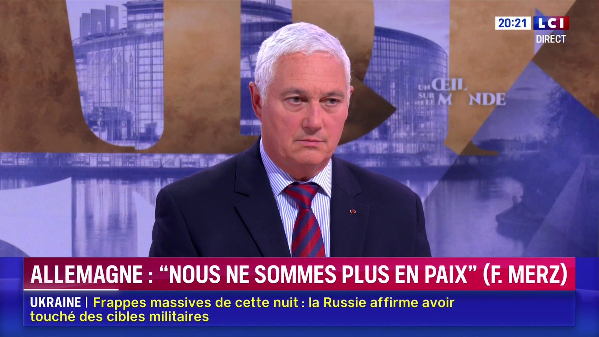 "On ne s'est toujours pas réveillé, on n'a pas compris qu'on est en guerre (...) Dire que nous sommes en paix avec la Russie c'est une vue de l'esprit", Gl Yakovleff, ancien vice-chef d’État-major du Shape (Otan) ▶️ ✦ Margot Haddad ✦