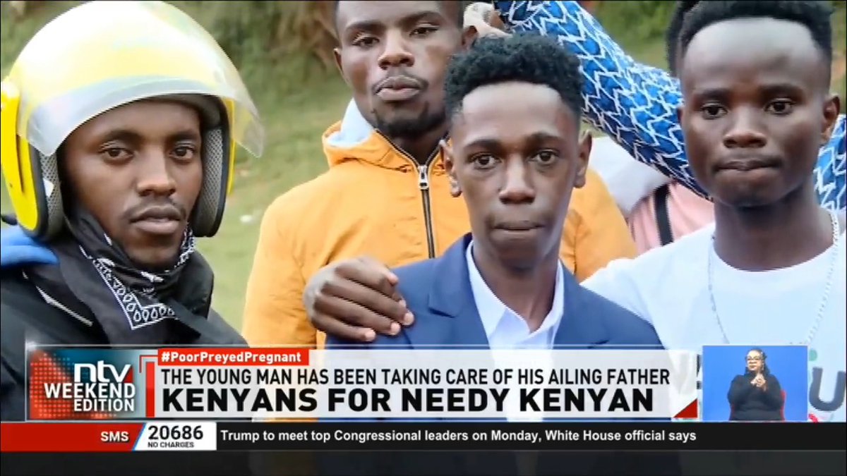 Kenyans For Needy Kenyan: Hundreds of Kenyans gather in solidarity at an event dubbed 'Kaluma Day', donating food and supplies to support Vincent Kaluma and his ailing father. Kaluma's father has lived with stroke for years. #NTVWeekendEdition Zainab Ismail