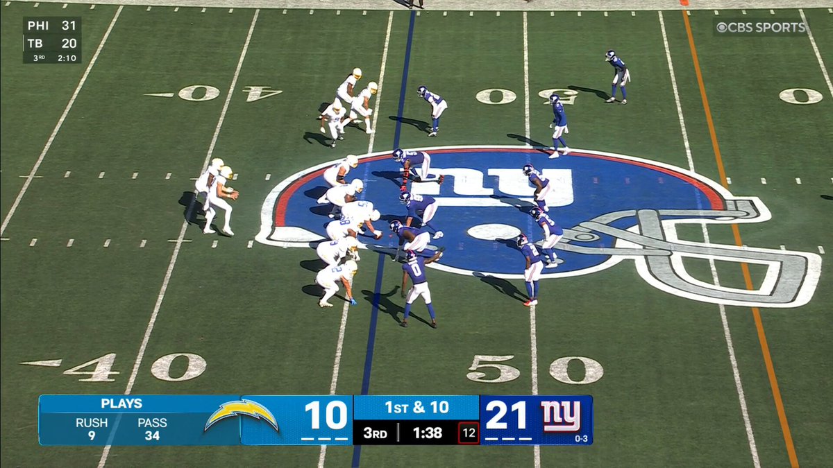 hampton on the 54-yard td 😮‍💨 📺 | @nfloncbs