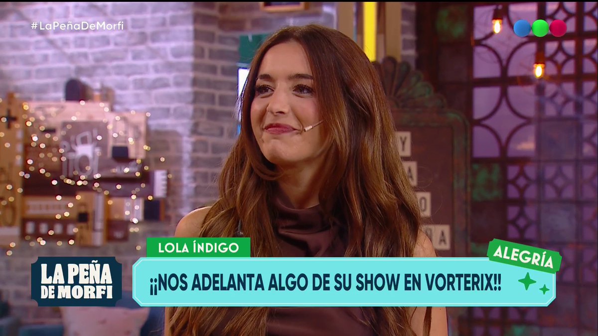 “Tengo una conexión muy fuerte con Argentina” 🇦🇷❤️Lola Índigo nos comparte su amor por nuestro país, una relación que va mucho más allá de lo musical ✨🇪🇸 📺 Mirá #LaPeñaDeMorfi por Telefe con Lizy Tagliani y Diego Leuco