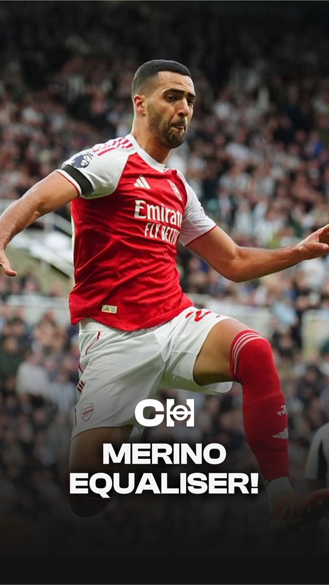🎥 Mikel Merino’s equaliser for Arsenal against Newcastle recorded from the stands. 🎯🇪🇸