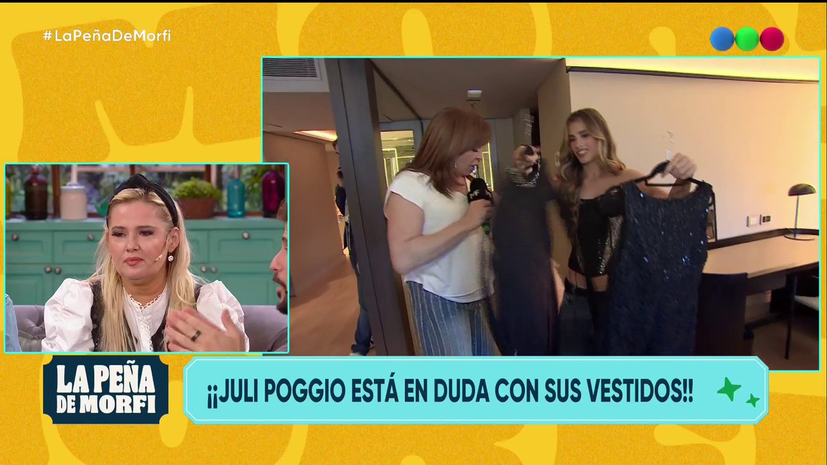 💅 Juli Poggio nos muestra sus looks para el #MartínFierro ⭐ 📺 Mirá #LaPeñaDeMorfi por Telefe con Lizy Tagliani y Diego Leuco