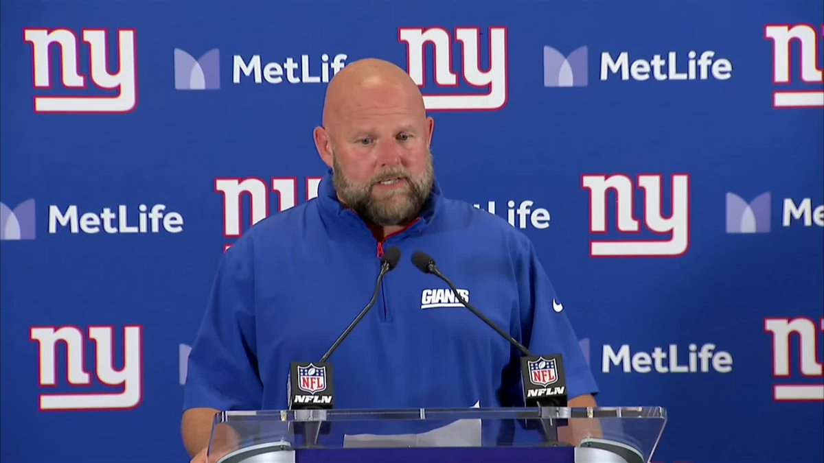 "I know 6 is probably going to be sore, he gutted it out. Son's a tough son of a you know what. He's tough, I knew that" Brian Daboll on Jaxson Dart: